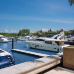 Wet berth yacht berthing at Royal Phuket Marina