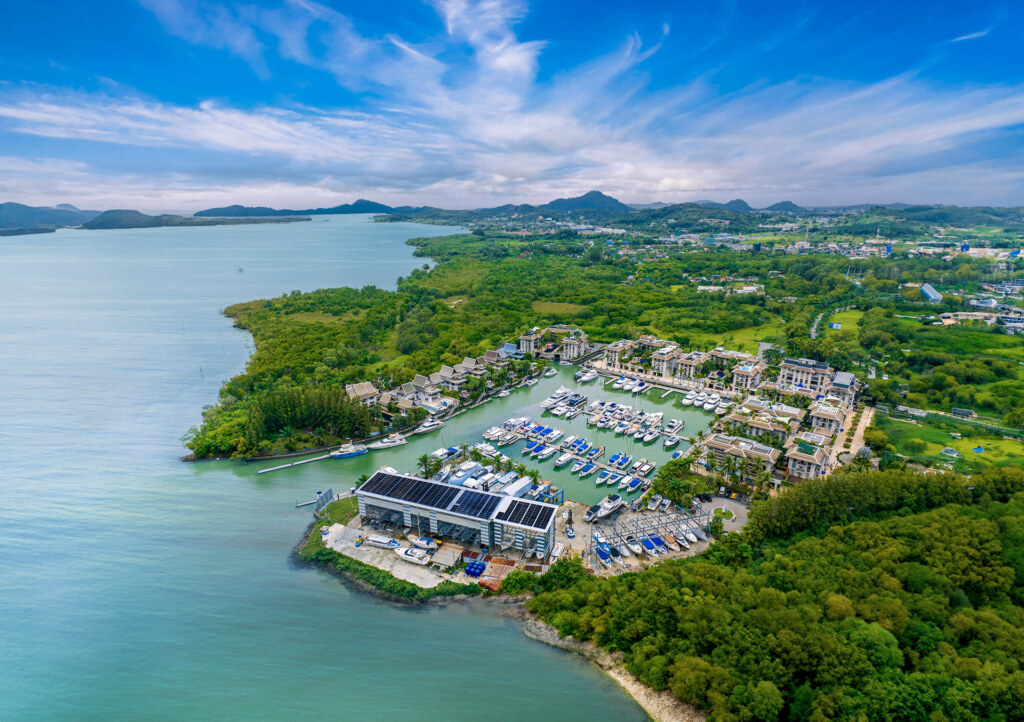 Aerial hero view of Royal Phuket Marina, Phuket