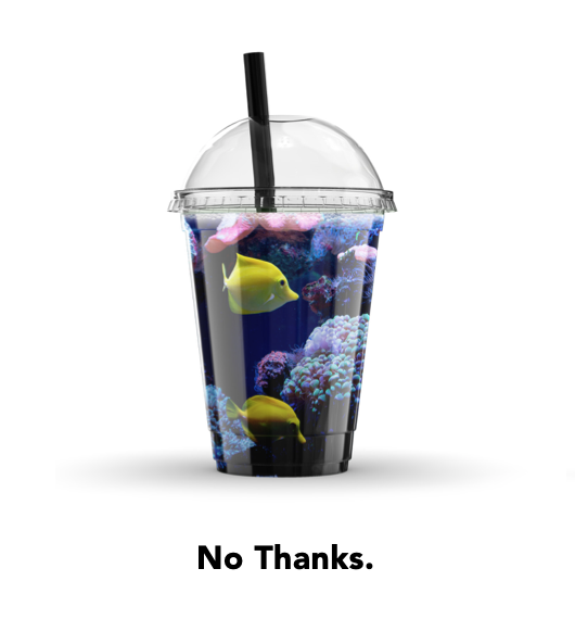 Plastic-free initiative on the boardwalk at Royal Phuket Marina