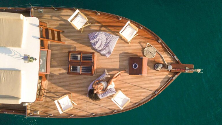 Mami Wata Halvorsen cruiser private charter at Royal Phuket Marina