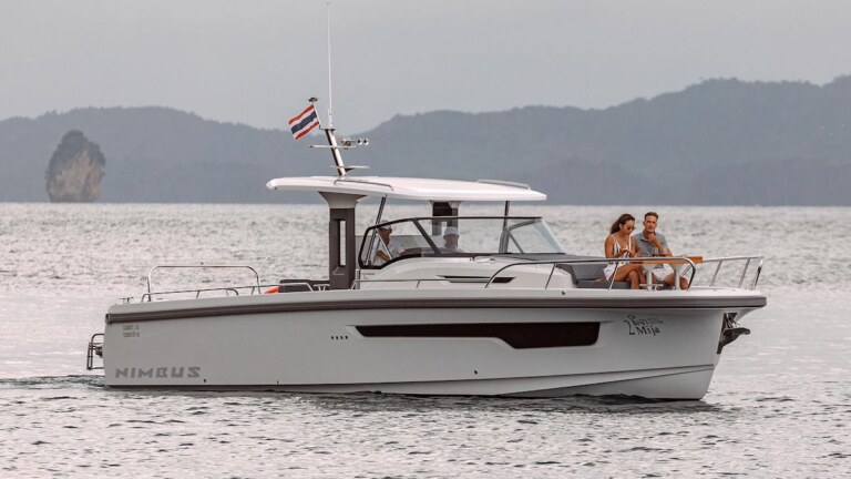 Nimbus T11 Mija 2 speed boat charter at Royal Phuket Marina