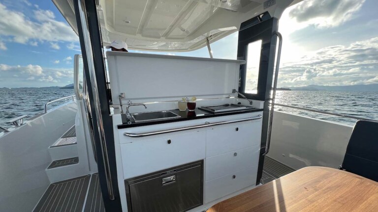 Nimbus T11 Mija 2 speed boat charter at Royal Phuket Marina