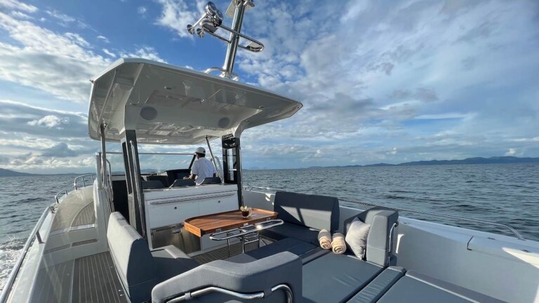 Nimbus T11 Mija 2 speed boat charter at Royal Phuket Marina