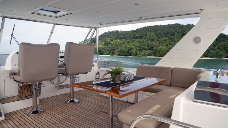 Jawsss 61 ft motor yacht charter at Royal Phuket Marina