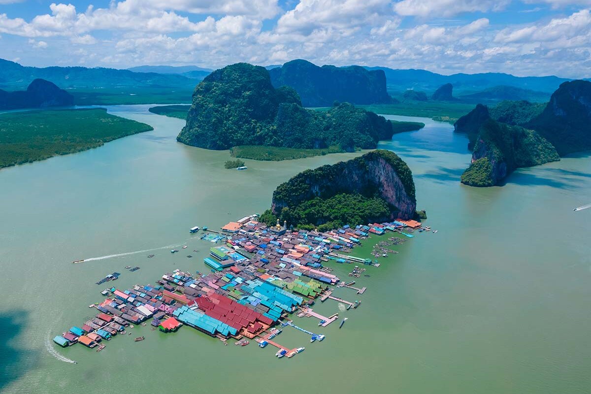 Panyee Island floating village Phang Nga Bay