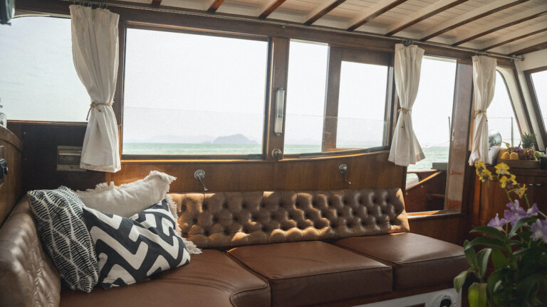 Mami Wata Halvorsen cruiser private charter at Royal Phuket Marina