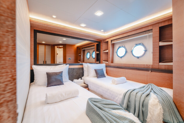 Monte Carlo 86 private yacht charter at Royal Phuket Marina