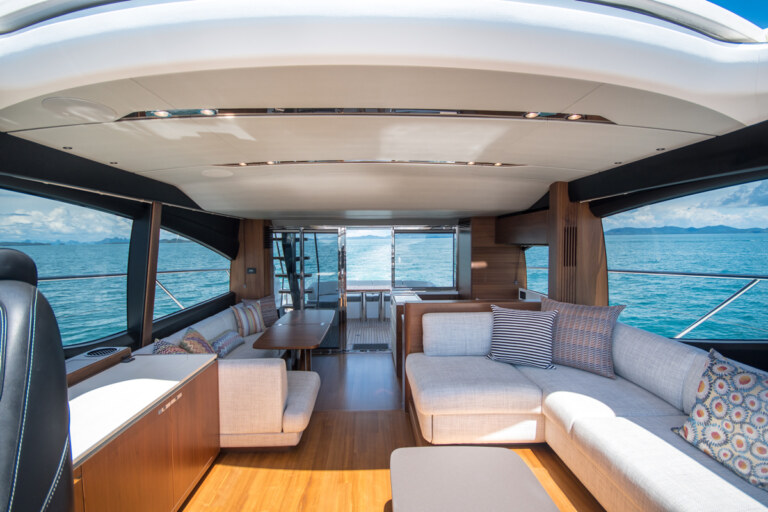 Princess S65 private yacht charter at Royal Phuket Marina