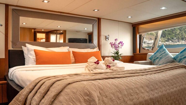 Seascape 2 motor yacht charter at Royal Phuket Marina