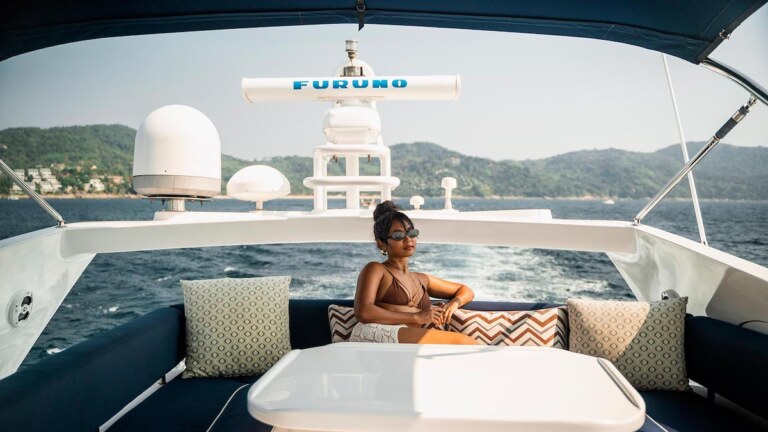 Seascape 2 motor yacht charter at Royal Phuket Marina