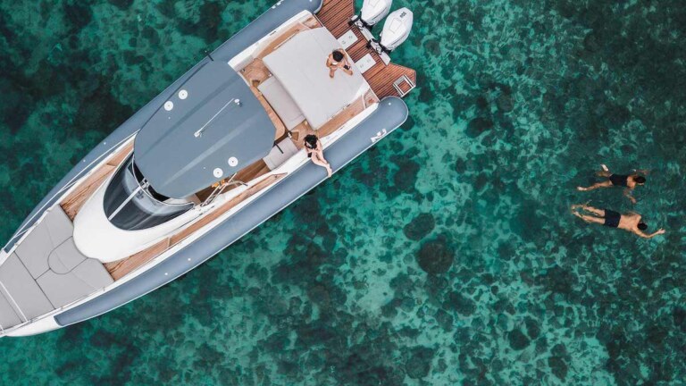Tiger Lily 39 ft motor yacht private charter at Royal Phuket Marina