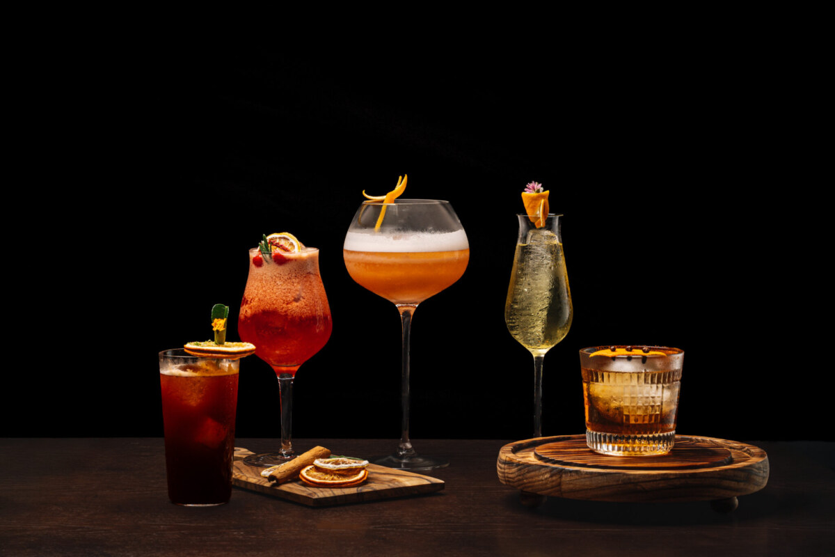 Bar counter at BLUU Asian Kitchen & Bar, Royal Phuket Marina