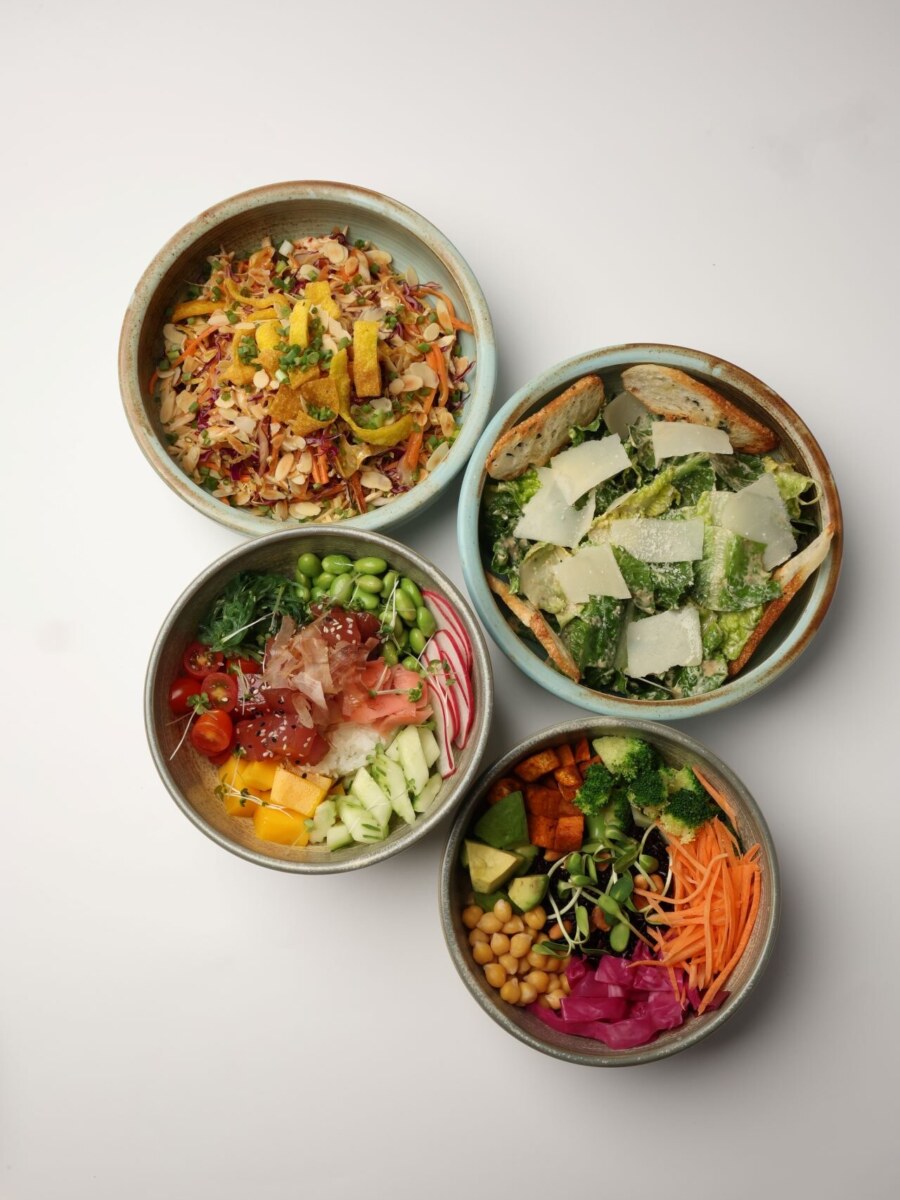 Nourishing bowls on the menu at SOLAVITA cafe, Royal Phuket Marina