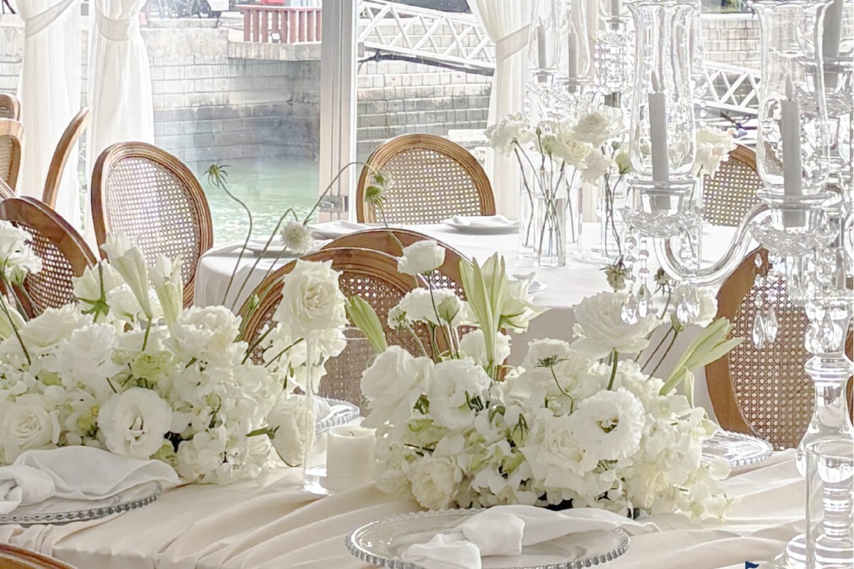 Event set-up inside The Waterfront Pavilion at Royal Phuket Marina