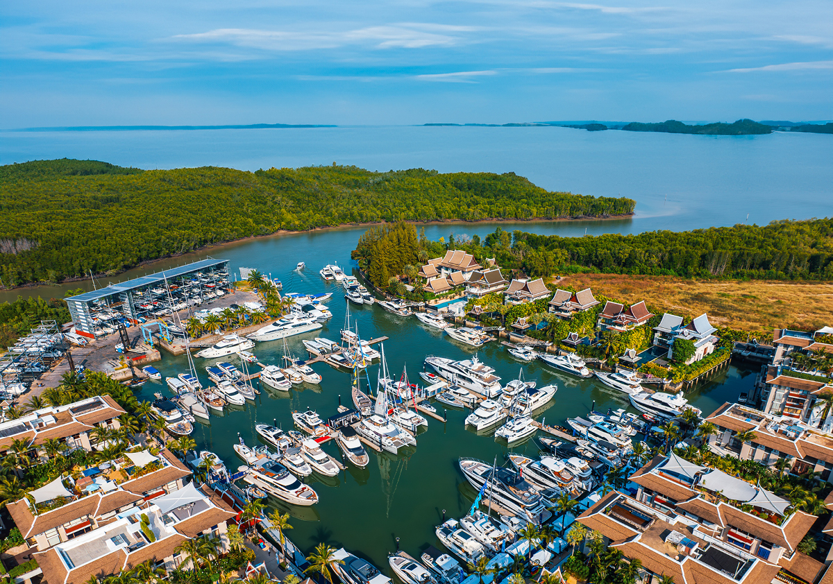 Mangrove channel beside Royal Phuket Marina, Asia's first and only carbon-neutral marina