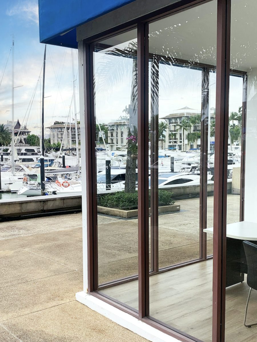 A waterfront office workspace for rent at Royal Phuket Marina